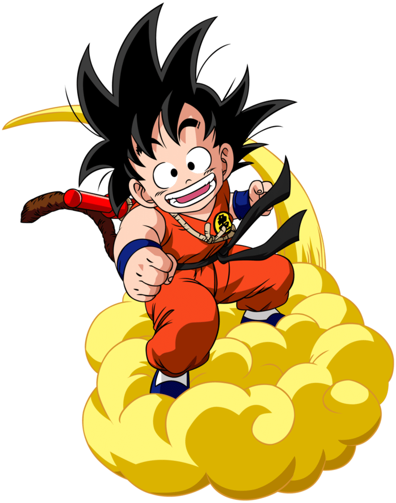 goku na nuvem